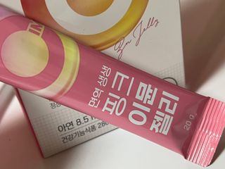 [인디닥터] 면역 생생 핑크 이뮨 젤리 — 5점을 준 리뷰어가 2022년 4월 올린 사용 사진