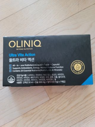 올리닉 울트라비타액션 — 4점을 준 리뷰어가 2021년 8월 올린 사용 사진