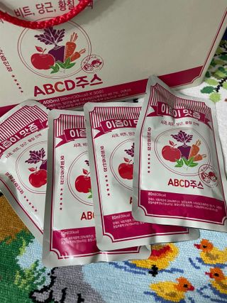 본황칠 이즙이 맛즙 ABC주스 30EA — 3점을 준 리뷰어가 2022년 8월 올린 사용 사진