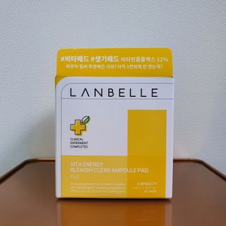 랑벨 비타 에너지 잡티 앰플 패드 65매 (투명하고 밝은 얼굴 광채패드) — 5점을 준 리뷰어가 2022년 4월 올린 사용 사진
