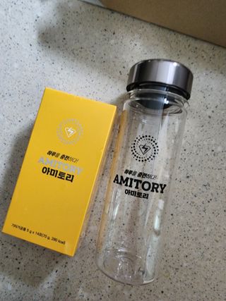 주식회사 씨크릿비에프랩 마시는 아미노산 아미토리 열대과일맛 14포 [1포, 5g / 보틀증정] — 5점을 준 리뷰어가 2023년 2월 올린 사용 사진