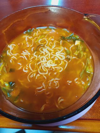 [풀무원] 자연은맛있다 정면, 백면, 홍면  세트 — 5점을 준 리뷰어가 2021년 4월 올린 사용 사진