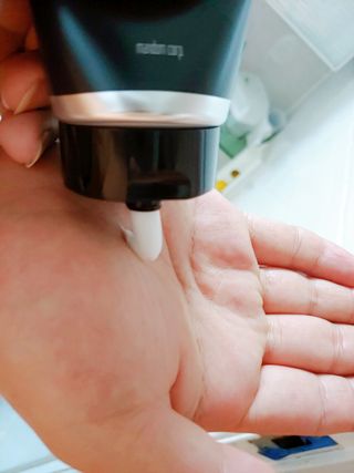 [갸스비] 지성 남성을 위한 포어케어 클렌징폼 — 4점을 준 리뷰어가 2021년 8월 올린 사용 사진