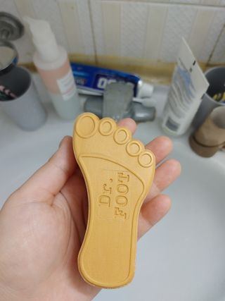 제이제이바이오 닥터풋 허브발비누 — 4점을 준 리뷰어가 2022년 4월 올린 사용 사진