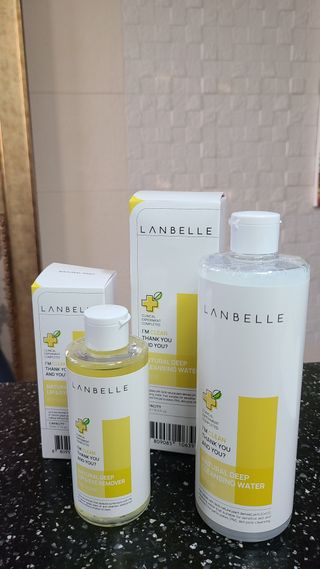 랑벨 내츄럴 딥 클렌징 워터 500ml — 5점을 준 리뷰어가 2022년 6월 올린 사용 사진