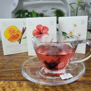 딜라이트 프로젝트 블렌딩티 우엉호박티, 히비후르츠티, 쟈스민캐모티 — 5점을 준 리뷰어가 2021년 7월 올린 사용 사진