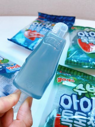 롯데제과 죠스바 아이스 톡톡 젤리 — 5점을 준 리뷰어가 2021년 10월 올린 사용 사진