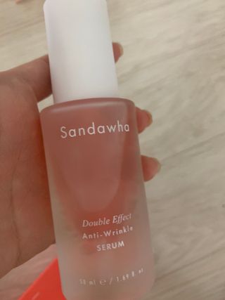 산다화 더블 이펙트 안티 링클 세럼 50ml — 3점을 준 리뷰어가 2022년 11월 올린 사용 사진