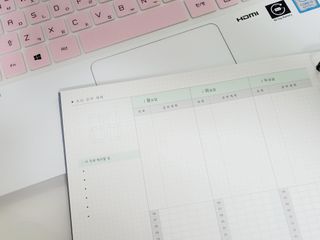 리훈 여러분의 오늘을 채워나갈 수 있도록 도와줄 오늘공부 1년용 스터디플래너 — 5점을 준 리뷰어가 2022년 3월 올린 사용 사진