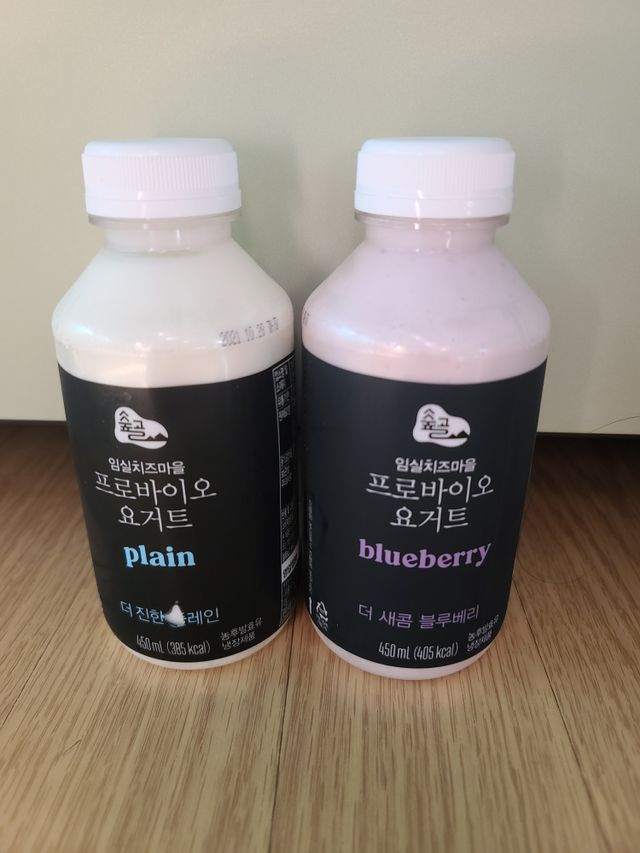숲골 임실치즈마을 프로바이오 요거트 450ml 2개 리뷰 사진