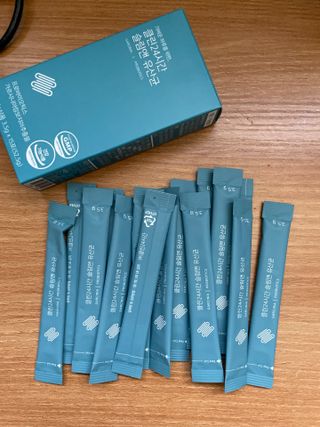 클린24시간 슬림앤유산균 1박스 (3.5g X 15포) — 4점을 준 리뷰어가 2023년 4월 올린 사용 사진
