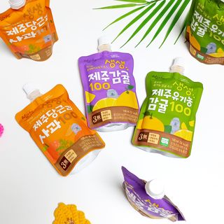 탐라원 건강 어린이 주스, 생생한 주스 3종 - 유기 감귤 주스, 당근과 사과 주스, 감귤 주스 — 5점을 준 리뷰어가 2021년 10월 올린 사용 사진