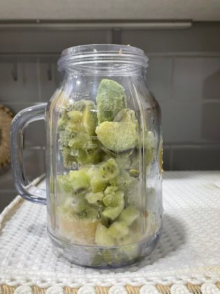 수플먼트 나는 마신닭!! 닭가슴살 주스키트, 먹기 힘들었던 닭가슴살 이제는 마시자 — 5점을 준 리뷰어가 2023년 3월 올린 사용 사진