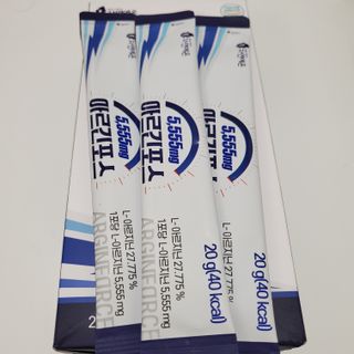자연에온 아르긴포스 L-아르기닌 5555mg 스틱 15개입 1박스 — 5점을 준 리뷰어가 2021년 4월 올린 사용 사진