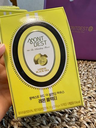 몽베스트 위드더 블랜딩 하우스 _레몬 블랙티 — 5점을 준 리뷰어가 2022년 12월 올린 사용 사진