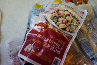 굽네몰 [굽네] 닭가슴살 비엔나 2종 8팩 — 5점을 준 리뷰어가 2021년 9월 올린 사용 사진