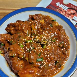 [푸딩팩토리] 대구 동인동식 수비드 매운돼지갈비찜 750g_국내산 돼지고기, 마늘듬뿍 동인동식 찜갈비 — 5점을 준 리뷰어가 2022년 8월 올린 사용 사진
