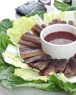 마라도푸드 포항 구룡포 햇 과메기 야채세트 마라도회식당 꽁치 — 5점을 준 리뷰어가 2023년 10월 올린 사용 사진