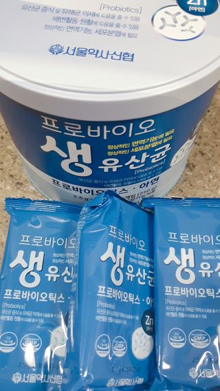 서울약사신협_프로바이오생유산균_2.5G x 100포 — 5점을 준 리뷰어가 2021년 2월 올린 사용 사진