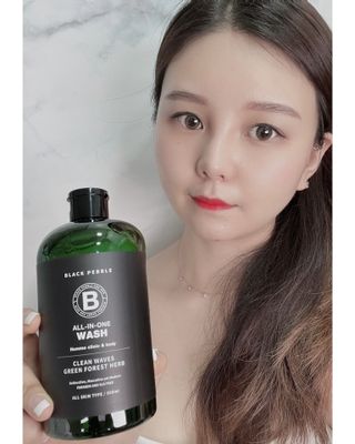 블랙페블 남성청결제 올인원 바디워시 클린 웨이브 — 5점을 준 리뷰어가 2021년 5월 올린 사용 사진