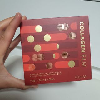 프리마인 귀족의 콜라겐, 92배 흡수율. 럭셔리 프리미엄 셀라브 콜라겐필름 30매 — 4점을 준 리뷰어가 2021년 9월 올린 사용 사진