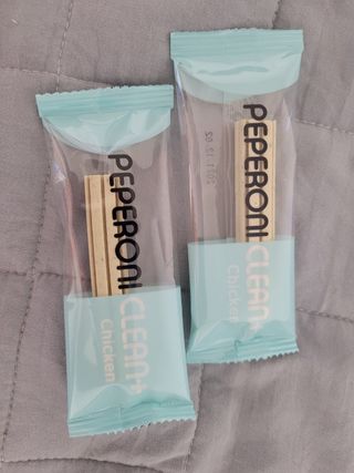 페페로니 클린플러스 덴탈치킨껌 10g x 14p — 5점을 준 리뷰어가 2021년 7월 올린 사용 사진