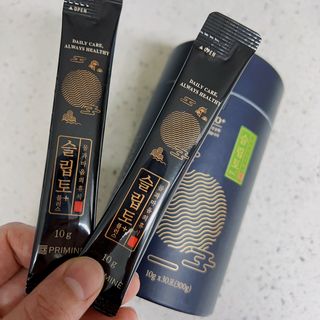 프리마인 자체 기업부설 연구소에서 찾아낸 건강한 수면의 비밀.  슬립토 플러스 30포 — 5점을 준 리뷰어가 2023년 4월 올린 사용 사진