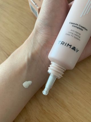 트리마이 3가지 기능을 동시에 느낄 수 있는 Color Control Change, 리커버리 3인1 펩트 CCC 크림 — 5점을 준 리뷰어가 2022년 11월 올린 사용 사진