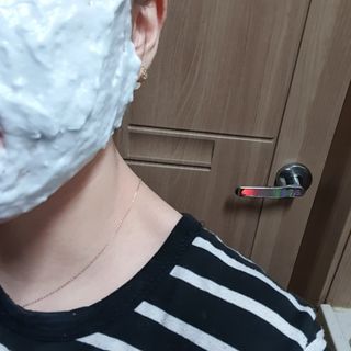 메디필 레드 락토 콜라겐 모델링 팩 — 3점을 준 리뷰어가 2021년 3월 올린 사용 사진