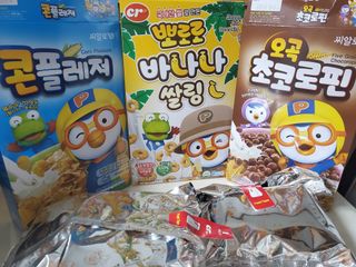 씨알푸드 뽀로로 시리얼 3종 — 5점을 준 리뷰어가 2022년 2월 올린 사용 사진