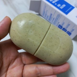 제이제이바이오 허브마사지바 올인원 알약비누 — 5점을 준 리뷰어가 2021년 11월 올린 사용 사진