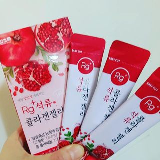 함초록 Rg+ 석류콜라겐젤리 — 5점을 준 리뷰어가 2021년 3월 올린 사용 사진