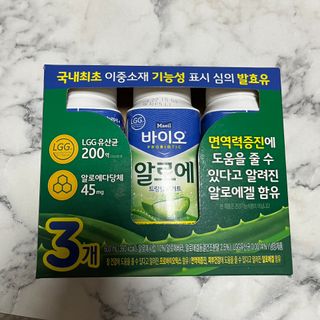 LIVE 매일바이오 알로에 드링킹 요거트 — 5점을 준 리뷰어가 2022년 4월 올린 사용 사진