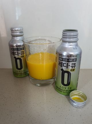 맛있는 숙취해소제 레디큐 드링크 프로 120ml X 10병 — 5점을 준 리뷰어가 2021년 1월 올린 사용 사진
