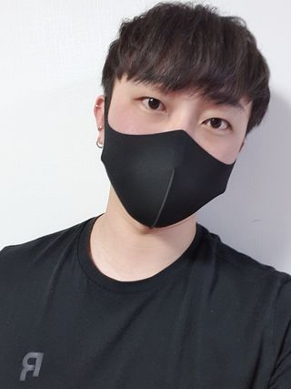 [에이블밤부] 리퓨어 쿠퍼 마스크 10color — 5점을 준 리뷰어가 2021년 3월 올린 사용 사진