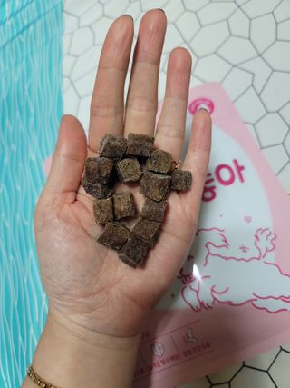 My Pet Care 천연단백질 관절건강에 개좋아 — 5점을 준 리뷰어가 2020년 12월 올린 사용 사진