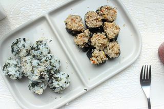 해풀잎 누구나 김밥*1ea [(혼합야채 35g *1ea,  김밥김 (5g, 5ea),  양념간장 (6g, 5ea), 참기름(5g, 2ea)] — 5점을 준 리뷰어가 2022년 5월 올린 사용 사진