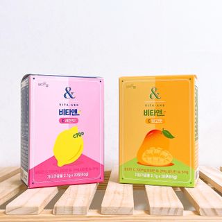 비타앤C 레몬맛, 망고맛 — 5점을 준 리뷰어가 2021년 4월 올린 사용 사진
