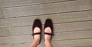 로서울 Rowie mary jane shoes Velvet, Ecoclean — 4.5점을 준 리뷰어가 2021년 10월 올린 사용 사진