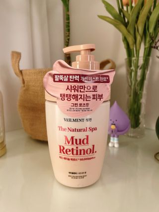 벨먼 내추럴 스파 머드레티놀 바디워시(그린로즈, 미드나잇 피오니) — 4점을 준 리뷰어가 2022년 6월 올린 사용 사진