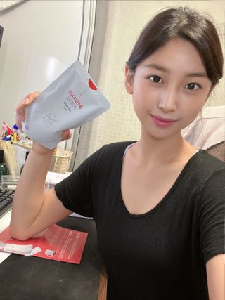 클린24시간 1BOX(5포) + 전용보틀(500ml) — 4점을 준 리뷰어가 2022년 10월 올린 사용 사진