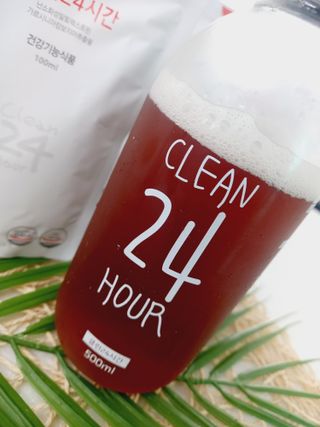 클린24시간 1BOX(5포) + 전용보틀(500ml) — 5점을 준 리뷰어가 2022년 9월 올린 사용 사진