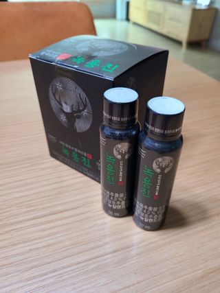 [풀무원] 녹용진 50ml 9입 — 5점을 준 리뷰어가 2021년 3월 올린 사용 사진