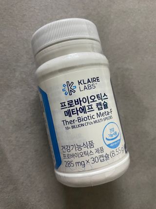 [Dr.PNT] 닥터피엔티 클레어랩스 프로바이오틱스 메타에프 [1개월분] — 5점을 준 리뷰어가 2023년 1월 올린 사용 사진