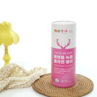 [몸엔용] 녹용 담은 탱탱 콜라겐 녹용 콜라겐 젤리 15g x 20포 — 5점을 준 리뷰어가 2022년 4월 올린 사용 사진