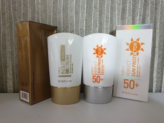 약손명가코스메틱 에오스보떼 퍼펙트 선 프로텍터 선크림 / 인_아웃 스킨 핏 비비크림 세트 구성 — 5점을 준 리뷰어가 2021년 7월 올린 사용 사진