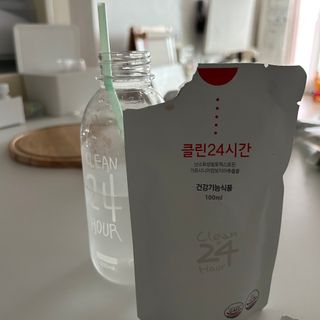 클린24시간 1BOX(5포) + 전용보틀(500ml) — 5점을 준 리뷰어가 2023년 5월 올린 사용 사진