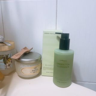 프리마인 메이크업과 들뜨는 각질까지 한방에 깐달걀로! 순하기까지한 셀베이스 그린티클렌저(200ml) — 5점을 준 리뷰어가 2023년 3월 올린 사용 사진