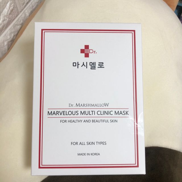 닥터마시멜로 마블러스 멀티 클리닉 마스크 리뷰 사진