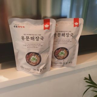 요리반상회 용문해장국 2팩 + 뚝배기 1개 — 5점을 준 리뷰어가 2021년 3월 올린 사용 사진